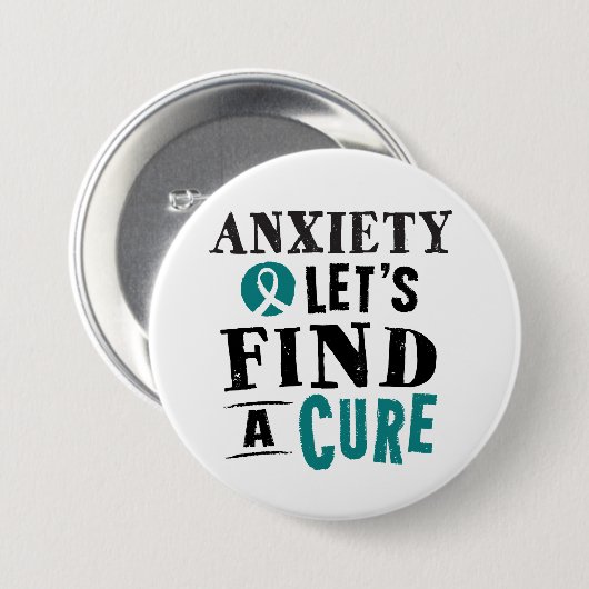 心配は治療ボタンを見つけるために割り当てます 缶バッジ (正面&裏面)