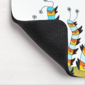 心配みみずのマウスパッド マウスパッド (コーナー)