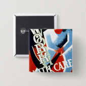 心配を使用 缶バッジ (正面&裏面)