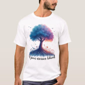 心配を忘れないで Tシャツ (正面)