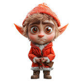 心配リトル小妖精や小人ガールズフード付きスウェットシャツ