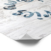 心配事のサインを洗遠くにい素朴なさい ポスター (角)