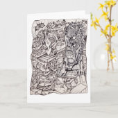 心配事の機関 カード (黄色い花)