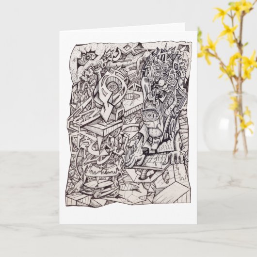 心配事の機関 カード (黄色い花)