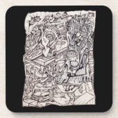 心配事の機関 コースター (正面)