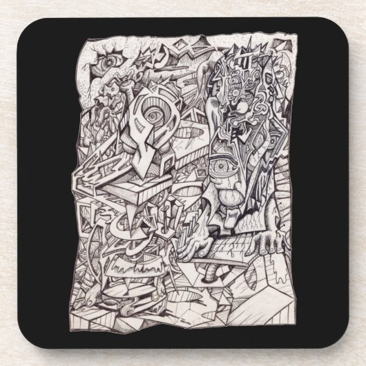 心配事の機関 コースター (正面)