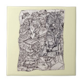 心配事の機関 タイル (正面)