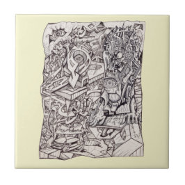 心配事の機関 タイル