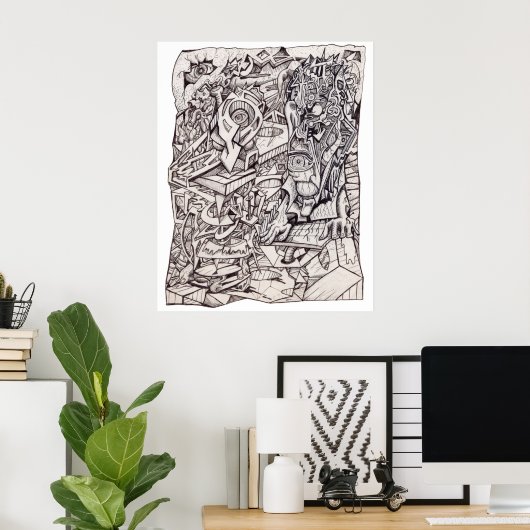 心配事の機関 ポスター (ホームオフィス)