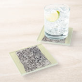 心配事コースター ガラスコースター (アングル)