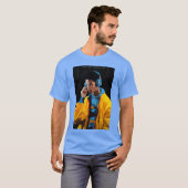 心配事Off+音楽On ギフト Tシャツ (正面フル)