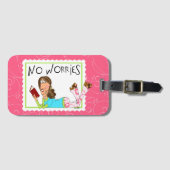 心配無し ラゲッジタグ (正面横)