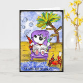 心配無用 カード (黄色い花)