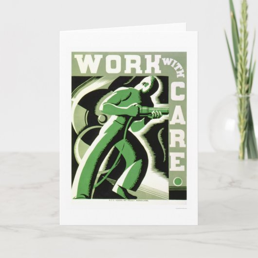 心配1937 WPAを使用 カード (正面)