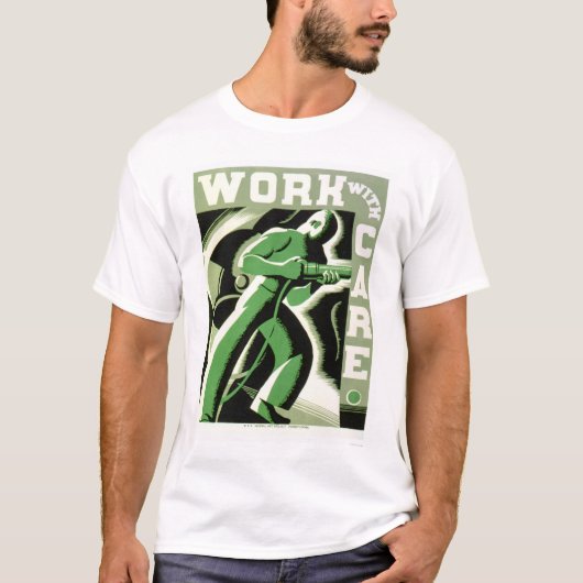 心配1937 WPAを使用 Tシャツ (正面)