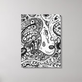 心配 キャンバスプリント (正面)