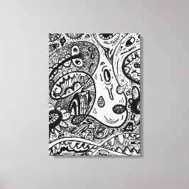 心配 キャンバスプリント