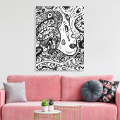 心配 キャンバスプリント (インサイチュ (リビング))