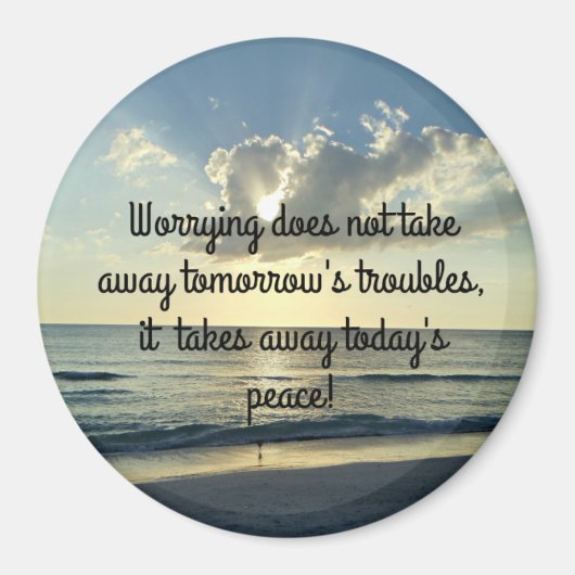 心配 マグネット (正面)