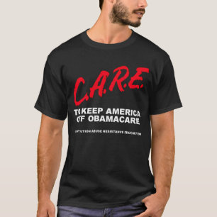 心配(暗闇の白写真) Tシャツ