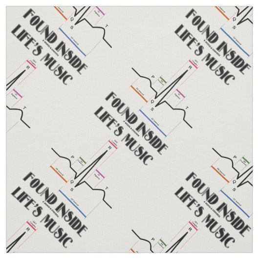 心電図で人生の音楽が見つかる ファブリック (見本)