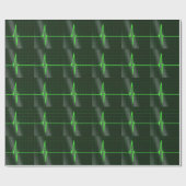 心電図の波の包装紙 ラッピングペーパー (フラット)