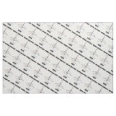 心電図内正常ハートビート心電図 ファブリック (ファットクウォーター)