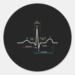 心電図心電図 ラウンドシール