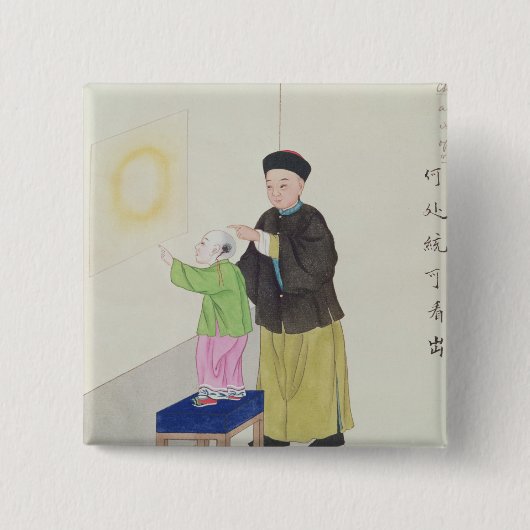 心霊主義について学ぶこと 缶バッジ (正面)