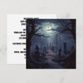 心霊墓地：トワイライトの死者の都 招待状 (正面/裏面)