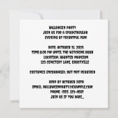 心霊墓地：トワイライトの死者の都 招待状 (裏面)