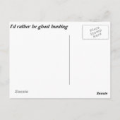 心霊探偵をしていた方がいい階段の影のカード ポストカード (裏面)