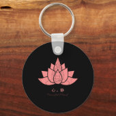 心静 (peaceful Mind) Yoga Practices  キーホルダー (正面)