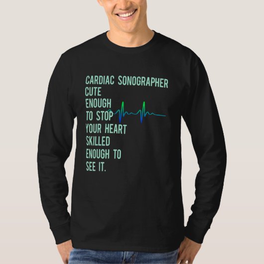 心音ソノグラフエコーテック教育Rdcs Tシャツ (正面)