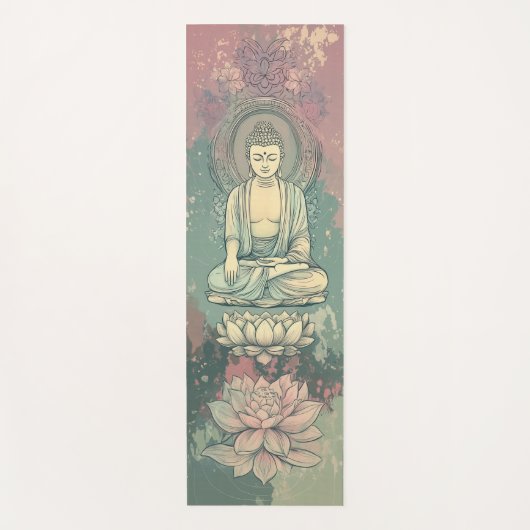心高品質配の動きの仏像ヨガマット ヨガマット (正面)