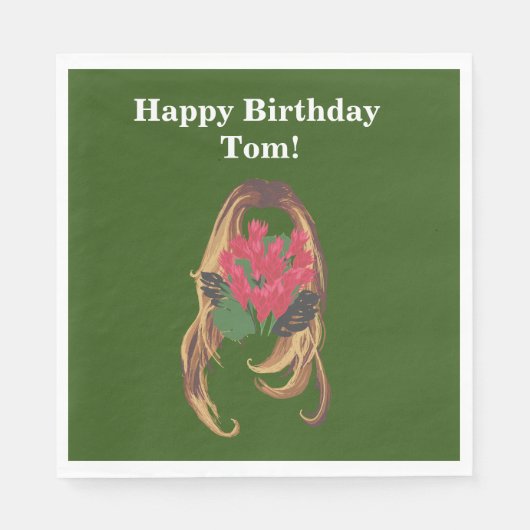 心魅力的。 スタンダードランチョンナプキン (正面)