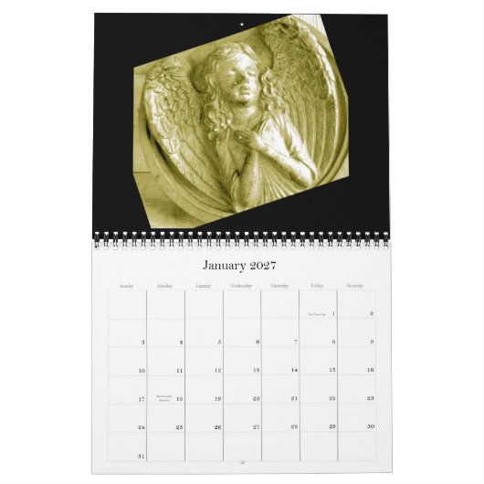 心2013年の花 カレンダー (1月 2027)