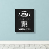 必ずしもウォールアートが必要やる気を起こさせるではない キャンバスプリント (インサイチュ (ウッドフロア))