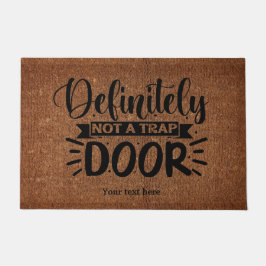 必ずしもトラップドアのフォーマットではない ドアマット