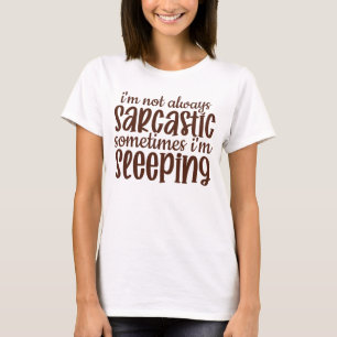 必ずしも皮肉ではないおもしろい Tシャツ