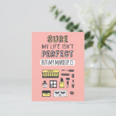 必ずメイクが完璧ではない ポストカード (スタンド正面)