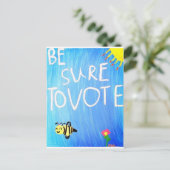 必ず投票する ポストカード (スタンド正面)