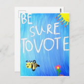 必ず投票する ポストカード (正面/裏面)