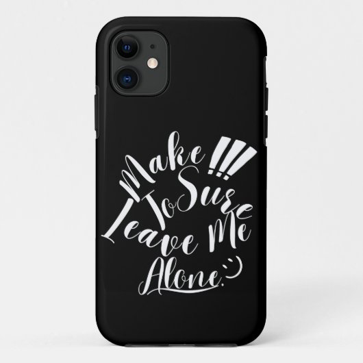 必ず私に一離れ人の白い文字 Case-Mate iPhoneケース (裏面)