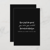 必忘れ要な時に無視したことはない サンキューカード (正面/裏面)