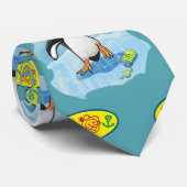 必死の王ペンギンことわざの悪い言葉 ネクタイ (ロール)