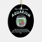 必要おもしろいなのは水族館水槽 セラミックオーナメント (右)