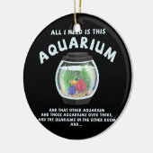 必要おもしろいなのは水族館水槽 セラミックオーナメント (左)