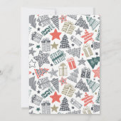 必要おもしろいな唯一のギフト |オレンジ色の写真 シーズンカード (裏面)