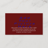 必要とされるに応じてPLBBizCardカスタマイズ 名刺 (裏面)